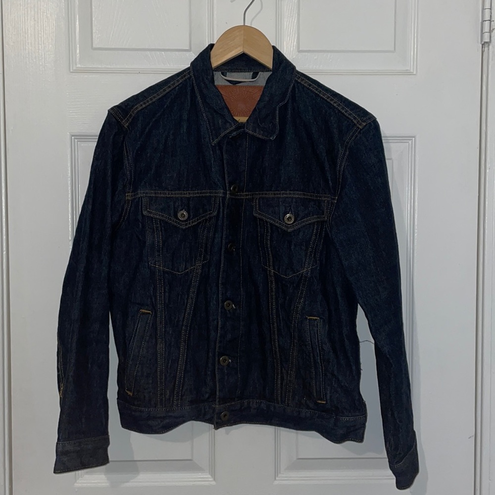 Brave Star Salvage trucker jacket. Size says large but fits like a medium.